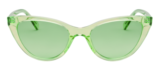 Green Cat Eye Sunglasses