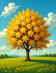 Golden tree