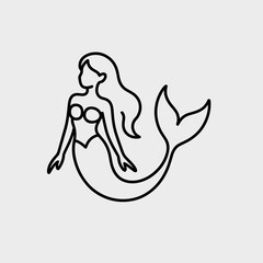 minimalist-line-art-mermaid-single-black