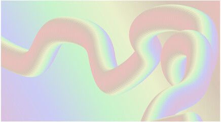 3D Flowing Blend Gradient Background Abstract Design Art Vector Illustration