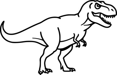 Tyrannosaurus Rex Dinosaur Icon
