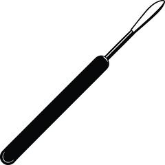 Naklejka premium cuticle pusher on white background.eps