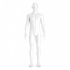 Full-body white mannequin