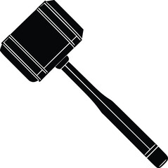 mallet on white background.eps