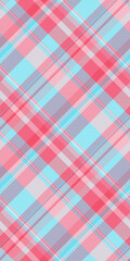 Vibrant pastel plaid pattern in pink, blue, and lavender.  Perfect for textile design, website backgrounds, or scrapbooking. This cheerful, intersecting lines create a soft, playful aesthetic.