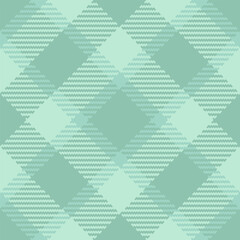 Fototapeta premium Subtle plaid pattern with a soothing green color palette. Ideal background or design element for textiles, branding, or digital artwork requiring soft, textured vibes.