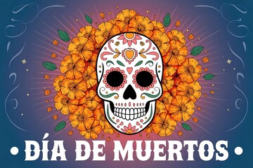 D&iacute;a de Muertos Skull & Marigold Collection