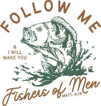 Fishers of Men Hoodie Design SVG