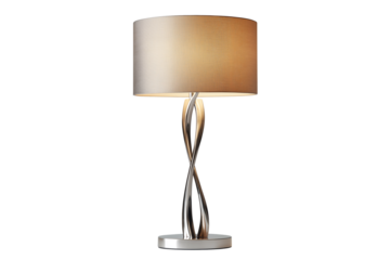 Modern Standing and Table Lamps Isolated on Transparent Background. Elegant Lamp Set Vector with Contemporary Design.