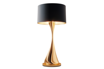 Modern Standing and Table Lamps Isolated on Transparent Background. Elegant Lamp Set Vector with Contemporary Design.