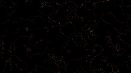 Dark background with intricate glowing copper veins forming abstract patterns