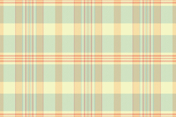 Pride check seamless pattern, window textile texture background. Layer fabric vector tartan plaid in light and orange colors.