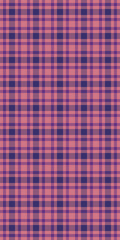 Event tartan textile pattern, coloured plaid seamless check. Linen background texture fabric vector in red and violet colors.