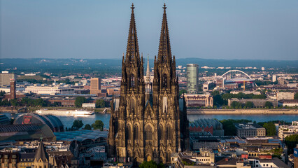 Aerial View of Cologne Cathedral (Kölner Dom), Germany © Ігор Р.