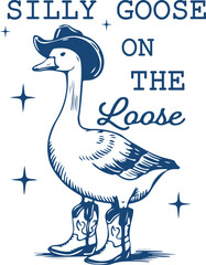 Silly goose on the loose svg , 