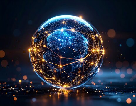 Global network sphere (2)