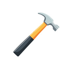 Hammer Tool Icon Isolated on a Transparent Background