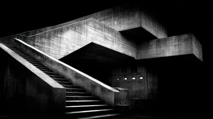 Abstract concrete steps