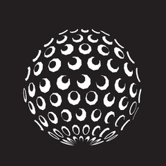 ornamental floral design a classic black and white floral design element featuring elegant, curved leaves and intricate detailing. perfect for use in decorative borders, logos