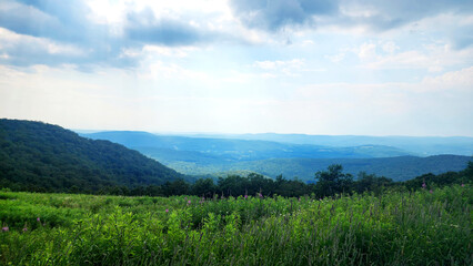 morning in the mountains