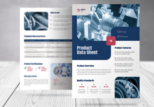 Product Specification Data Sheet Template 