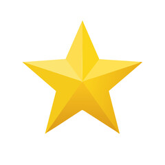 Obraz premium A Single Shining Golden Star Against Black Backdrop Symbolizing Achievement Excellence and Celebration