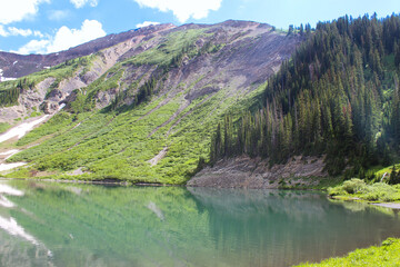 Fototapeta premium mountain lake in the mountains