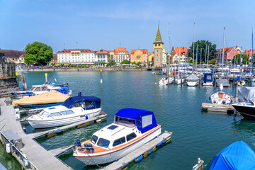 Hafen, Lindau, Bodensee, Deutschland 