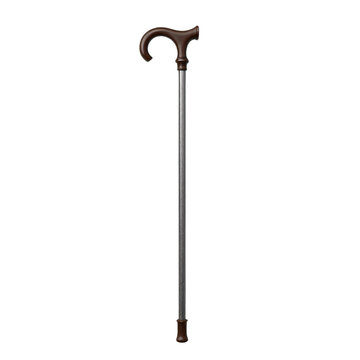 Cane isolated on an empty plain background