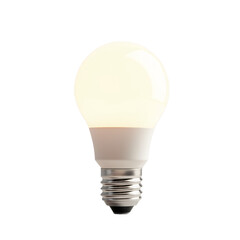 Obraz premium Halogen lamp isolated on an empty plain background