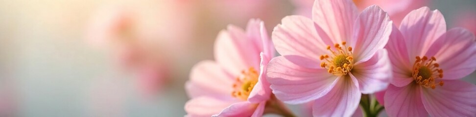 Tranquil Pastel Blossoms Soft Focus Floral Image, Perfect for Spa, Wellness, and Floral Design Projects
