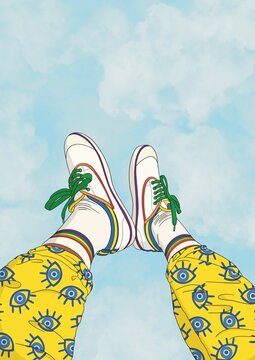 Illustration Shoes Sky
