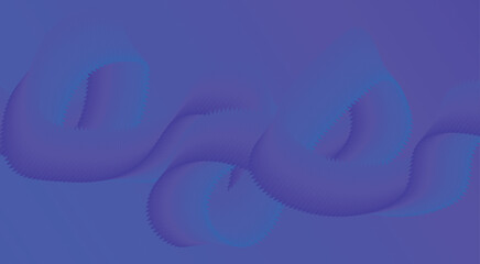 Abstract Wave Background Gradient Blue Design Stylized Lines Art Vector Illustration