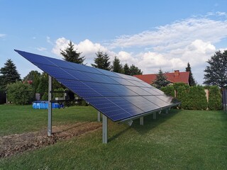 Solar panels that are installed on the ground
