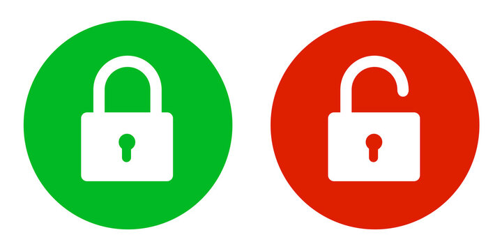  locked and unlocked icon