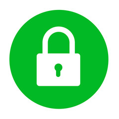 green locked icon