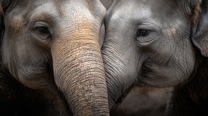 Fototapeta premium elephant close up