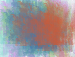Textured Abstract Watercolor Wash Background.
