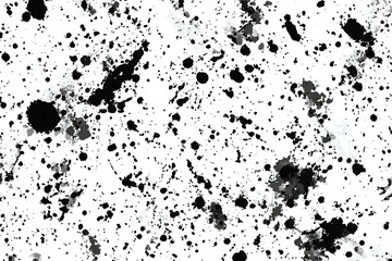 白黒ペイントスプラッター模様