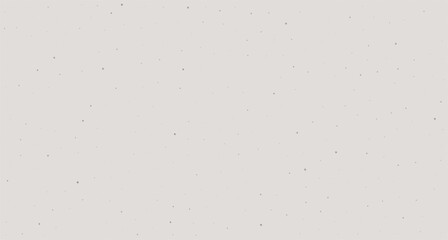 Light gray paper pattern with grain, dust, random speckles. Vector craft paper texture with dots and flecks.