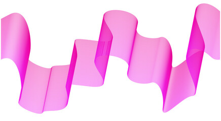 Fototapeta premium Abstract Wave Background Stylized Lines Art Pink Color Vector Illustration