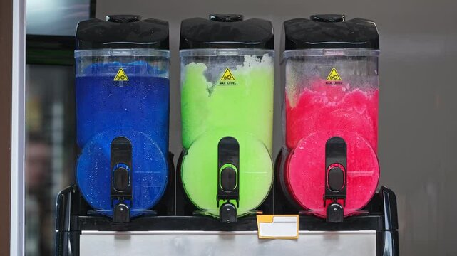 Frozen Sweet Slushy Slurpee Drink Mixing Machines