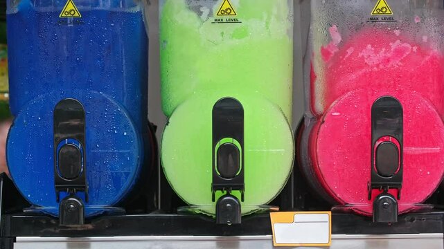 Frozen Sweet Slushy Slurpee Drink Mixing Machines