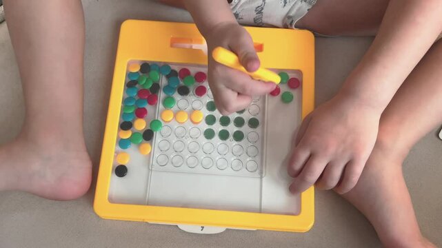 An engaging handson activity for kids that utilizes colorful dot markers on a fun playboard for creativity