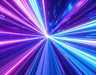 Abstract vibrant radial lines (1)