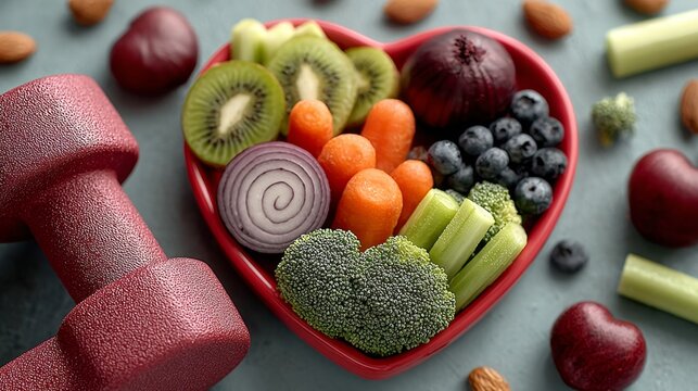 Frutas saludables, concepto de salud y buena alimentaci&oacute;n.