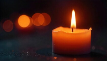 Mesmerizing Flickering Candle Flame Warm, Inviting Glow for Romance, Relaxation, and Spirituality