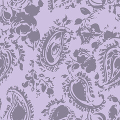 Beautiful abstract watercolor botanical rose flower bouquet pattern with cream background summer pattern Background of roses. Seamless pattern. Vector illustration Delicate floral seamless pattern wit