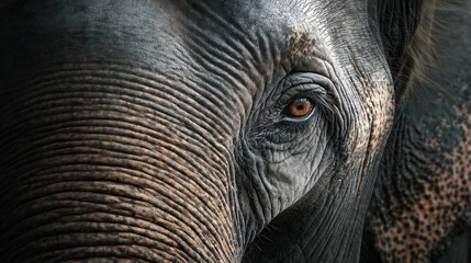 Fototapeta premium Elephant's Gaze