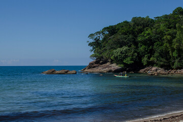 Obraz premium tropical beach with blue sky